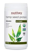 Nutiva Organic, Cold-Processed Hemp Protein, Hi-Fiber, 16-ounce