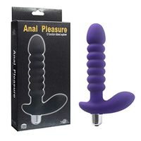 10 Frequency Silicone Amal Plug Vibrantor Massage G-S Butte Six-Toys for Women Men