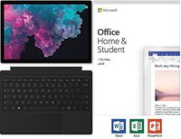 Newest Microsoft Surface Pro 6 12.3" (2736x1824) 10-Point Touch Display Tablet PC w/Type Cover & Office 2019, Intel Quad Core i5-8250U Upto 3.4GHz, 8GB RAM, 128GB SSD, Windows 10, Platinum