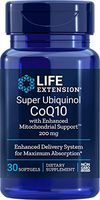Life Extension Super Ubiquinol CoQ10 with Enhanced Mitochondrial Support, 200mg, 30 Softgels