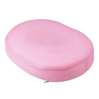 Fine Memory Foam Seat, Car Cushion Hip Pain Relief Back Support Correction Pillow Help Relieve Back Sciatica Coccyx and Tailbone Pain (Pink)