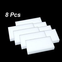 Pack of 8, The Elixir Eco Green Magic Cleaning Eraser Sponge Melamine 100% Authentic Eco-Friendly, Extra Thick 3.5 x 2 x 1.5 inch
