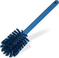 Carlisle 40000C14 Commercial Bottle Brush, Polyester Bristles, 12" Length, Blue