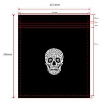 Smell Proof Bags - Matte Black Mylar Bags Stand Up Bags by Space Seal - Odorless Smell Proof Bag Resealable Baggies (8.4''x9.8'')