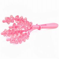 World Pride Pink Handle 25 Crystal Rollers Y Shape Manual Arm Massager