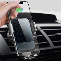 Weathertech Phone Cup Holder Cafele 10W Qi Wireless Fast Charge Auto Lock Touch Release Glass Surface Car Phone Holder for for iPhone