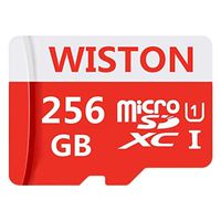 WISTON 256GB Micro SD SDXC Card High Speed Class 10 Memory SD Card with SD Adapter