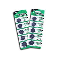 Smart Watch 3V Lithium Button Cell CR2032 Battery for Hearing Aids,Remote Control,Handset,Transmitter