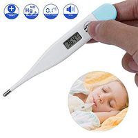 Medical LCD Digital Basal Thermometer Body Temperature Indicator Kids Baby Infants and Adults Use - Waterproof Accurate and Easy Readings Thermometer - No Harmful Mercury in Thermometers