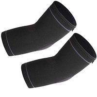Protle Elbow Brace Compression Support Sleeve (Pair)–Pain Relief & Inflammation from Tendonitis, Tennis, Golf Elbow, Arthritis. Provide Protection for Workout, Weightlifting, Tennis