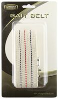 Prestige Medical 621-wht Cotton Gait Belt with Metal Buckle White