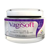 NutraBlast VagiSoft Vulva Balm & Intimate Skin Care Cream (2 oz) | Relieves Dryness, Itching, Burning, Redness, Chafing, Odor, Menopause Symptoms | Natural Sensitive Vaginal Moisturizer