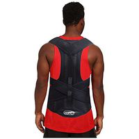 Posture Corrector, Back Clavicle Support for Men&Women,Spinal Alignment Brace for Thoracic Kyphosis,Adjustable Shoulder Brace for Bad Posture (L: Waist Length fits 32.3-36.2", Black)