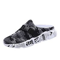 Mens Mesh Running Shoes,Males Sneakers Camouflage Walking Lightweight Sport Shoes Barefoot Summer Beach Slippers