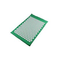 Acupressure Massage Mat Massager Cushion Mat Shakti Relieve Acupressure Mat Body Pain Acupuncture Spike for Yoga Mat with Pillow,M8 mat Dark Green