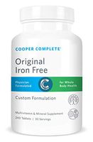 COOPER COMPLETE - Original Multivitamin Iron Free - Daily Multivitamin and Mineral Supplement - 30 Day Supply