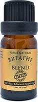 Breathe Essential Oil Blend 10ml - Natural Pure Undiluted Therapeutic Grade for Aromatherapy, Scents & Diffuser - Sinus Relief, Congestion, Cold, Cough, Headache, Respiratory Problems