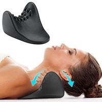 Rearand Neck Traction Devices for Home use, Cervical Spine Massage for Relase Stress,Cervical Massage Pillow, Support Neck and Shoulder Pain Relief Support, Touch Muscle Points,Neck Relief Hammock