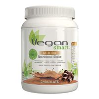 Vegansmart Plant Based Vegan Protein Powder by Naturade, All-In-One Nutritional Shake - Chocolate (15 Servings)
