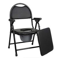 Zhong Toilet Seat, Old Man, Folding Toilet, Pregnant Woman, Disabled Toilet Seat, Toilet Stool - Black Color