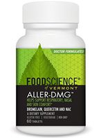 FoodScience of Vermont Aller-DMG, Dietary Supplement to Relieve Skin Irritation, Respiratory and Nasal Discomfort, 60 Tablets