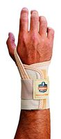 Ergodyne ProFlex 4000 Single Strap Wrist Support, Tan - Medium, Left Hand