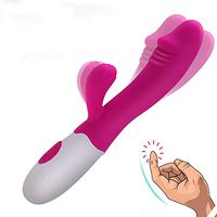 30 Speed G Spot Rabbit Vibrator for Female Vagina Clitoris Anal Stimulator, Waterproof Rechargeable Quiet Vibrating Powerful Vibrators Adult Sex Toy Gift for Women Couple（PINK）