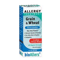 bioAllers Grain & Wheat Homeopathic Allergy Treatment for Upset Stomach, Diarrhea, Skin Issues & Congestion | 1 Fl Oz
