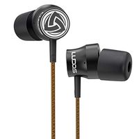 LUDOS Turbo Coffee in-Ear Earphones, Fashionable Ergonomic Headphones, New Memory Foam, Durable Cable, Headphones with Microphone, Bass, Volume Control for Samsung, iPhone, Huawei