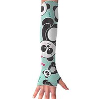 Panda Bears UV Protection, Compression & Cooling Arm Sleeves For Cycling/Golf/Basketball/ Other Sports