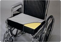 Skil-Care Wheelchair Wedge Thickness 6" to 3" (15-7.6cm) Foam: Soft, Cover: 2-color vinyl