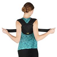 Clavicle Bandage by Soles - Adjustable, Flexible, Breathable Fabric - Unisex - Improves Poor Posture & Osteoporosis, Clavicle Brace for Collarbone Injuries (Small - Medium)