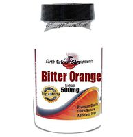 Bitter Orange Extract 500mg * 90 Capsules 100% Natural - by EarhNaturalSupplements