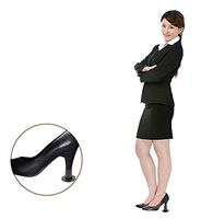Flyusa 10 Pairs High Heel Protectors for Shoes - Perfect for Weddings and Outdoor Events,Walk Safely on the Grass and Mud,Clear,Size M