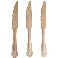 Efavormart 200 Pcs -Disposable Biodegradable 8" Birch Wooden Knife -For Wedding Events Birthday Party Restaurant