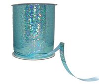 Holographic Curling Ribbon 250yrd, 3/16" - LT Blue