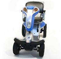Hummer XL Titan 4-Wheel Electric Scooter Blue + Challenger Mobility Accessories