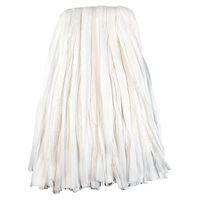 Boardwalk BW2024 Nonwoven Cut End Edge Mop Rayon/Polyester #24 White 12/Carton