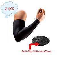 YYGIFT Recovery Elastic Elbow Sleeve Brace Used for Athletes Golfers Tennis Weightlifting Elbow Joint Arthristis Pain Relief for Men Women Black