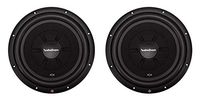2) ROCKFORD FOSGATE R2SD4-12 12" 1000W Car Shallow Mount Slim Subwoofers Subs