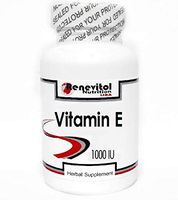 Vitamin E (Non-Oily) 1000 IU 200 Capsules ~ Renevitol