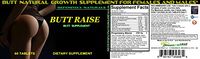 Butt Raised Amplified, The Enhanced Natural Female Breast Enlargement Pills That Add Size and Curves to Your Butt. Butt Enhancement Pills. 1 Month Supply.