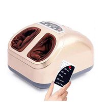 HIXGB Electromagnetic Foot Massager - 3 Massage Modes, 3 Strengths - Electric Shiatsu Kneading with Heat Rolling and Air Compression - Intelligent Remote Control - for Home Office