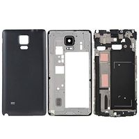 Phone case phone cover Full Housing Cover (Front Housing LCD Frame Bezel Plate + Middle Frame Bezel Back Plate Housing Camera Lens Panel + Battery Back Cover ) for Galaxy Note 4 / N910F(Black) Stylish