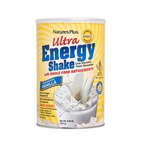 NaturesPlus Ultra Energy Shake - .8 lbs, Vegetarian Protein Powder - Vanilla - Plant-Based - Supports Weight Management, Low-Glycemic Diets & Healthy Blood Glucose - Gluten-Free - 11 Servings