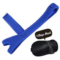 Premium Anti Snoring Chin Strap Effective Solution Comfortable and Adjustable Sleep Device for Men Women with High Quality Sleep Mask Natural Stop Snore Relief Jaw Support