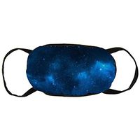 NiYoung Blue Sky Galaxy Anti-Dust Earloop Face Cover for Women Men, Pollen Running Climbing Half Face Mouth Cover - Elastic Band Anti-Allergies Mouth-Muffle