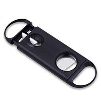AUEDC Cigar Cutter, Portable Dual Use V Cut Stainless Steel Cigar Guillotine Single Knife for Most Size of Cigars Cut Cigar