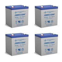 Power Sonic 12V 5AH SLA Battery Replacement for APC DLA3000RMT2U - 4 Pack