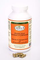OliveLeafMAX Olive Leaf Extract (25% Oleuroepin) + Organic Olive Leaf Powder + No Fillers + 300 Vegetarian Capsules + Sourced from Spain and Manufactured in USA at GMP Facility